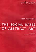 Jeffrey Steele artist exhibition catalogue cover Social Bases of Abstract Art Ramsgate Kent