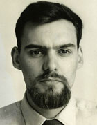 Jeffrey Steele artist mugshot as a young man circa 1950s