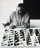 Jeffrey Steele artist working on Sg IV 23 circa 1980