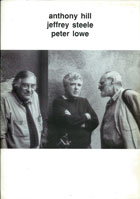 Jeffrey Steele artist exhibition catalogue cover Hill Lowe Raczko, Steele, Sztabinski, Winiarski Warsaw 2000