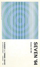 Jeffrey Steele artist exhibition catalogue cover Seven 64 McRoberts & Tunnard 1964
