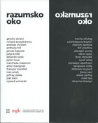 Jeffrey Steele artist exhibition catalogue cover Razumsko Oko, Mednarodni Graficni, Likovni Centre, Lijublijana, Slovenia 2008