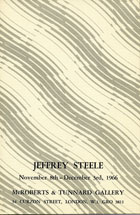 Jeffrey Steele artist exhibition catalogue cover McRoberts & Tunnard London 1966