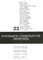 Jeffrey Steele artist exhibition catalogue cover Systematic Constructive Drawings University of York 1986