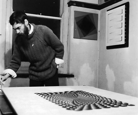 Jeffrey Steele and painting Baroque Experiment early 1960s