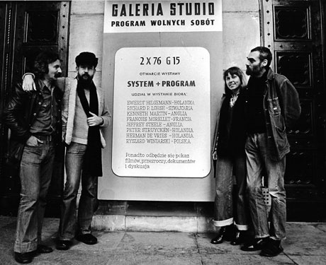 Jeffrey Steele artist System + Program exhibition Warsaw 1976