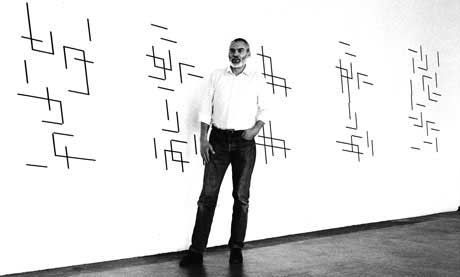 Jeffrey Steele artist at exhibition